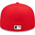 shapka-ploska-chervena-reguliruema-59fifty-authentic-on-field-na-los-angeles-angels-mlb-ot-new-era
