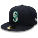 shapka-ploska-tmnosin-prilepnala-59fifty-authentic-on-field-na-seattle-mariners-mlb-ot-new-era