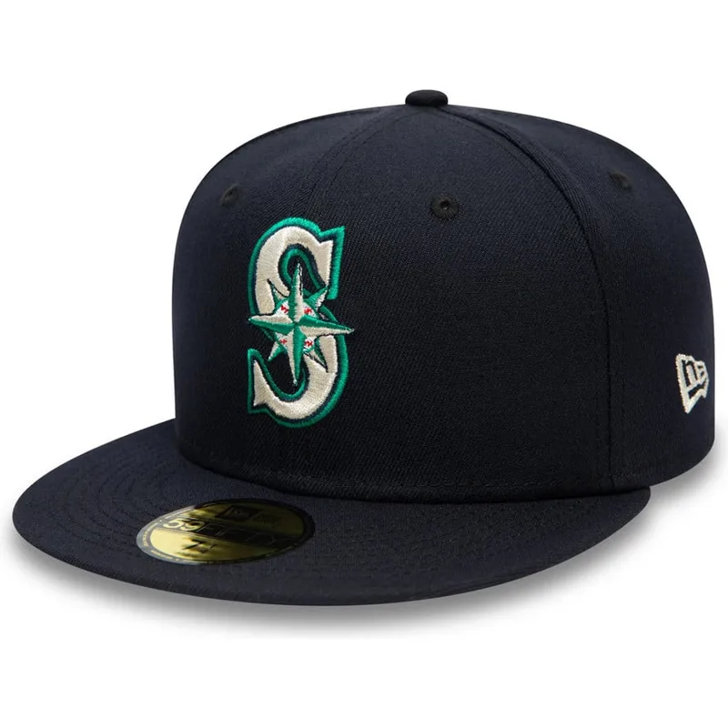 gorra-plana-azul-marino-ajustada-59fifty-authentic-on-field-de-seattle-mariners-mlb-de-new-era