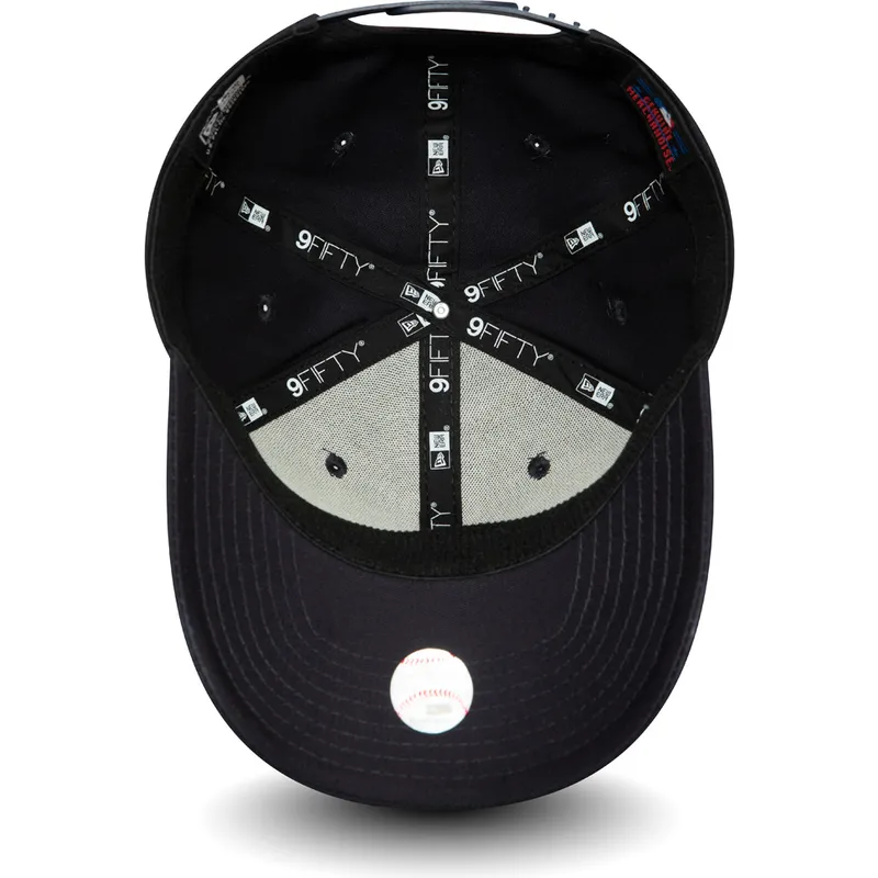 new-era-new-york-yankees-mlb-9fifty-stretch-snap-navybla-snapback-kasket-med-buet-skygge