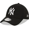 schwarze-verstellbare-gebogene-kappe-9forty-diamond-era-der-new-york-yankees-mlb-von-new-era