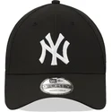 schwarze-verstellbare-gebogene-kappe-9forty-diamond-era-der-new-york-yankees-mlb-von-new-era