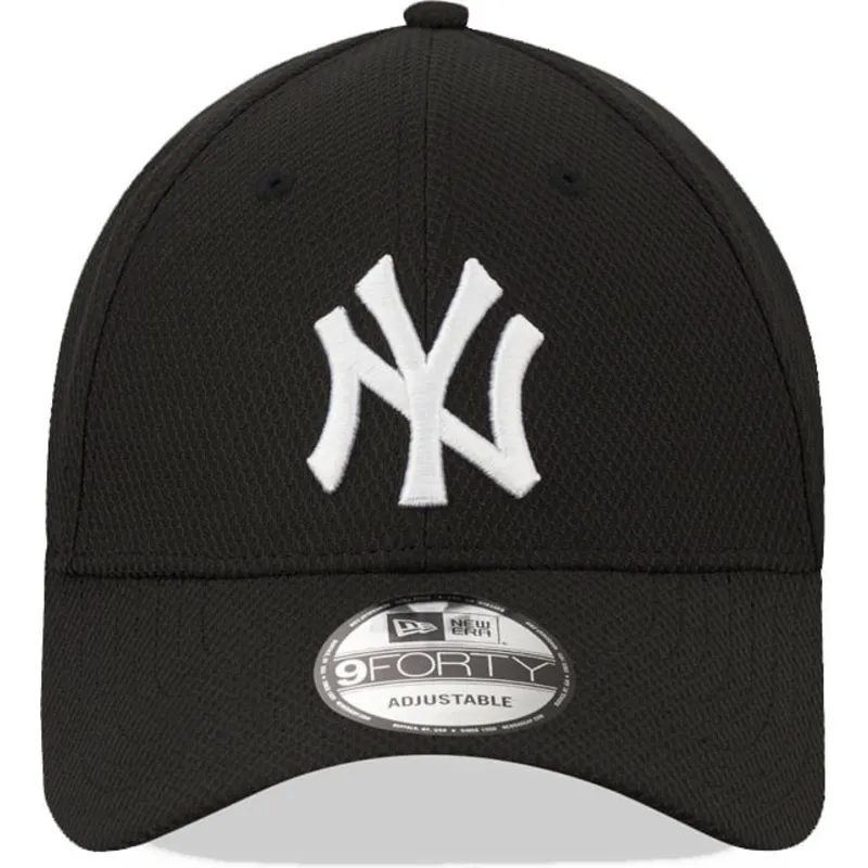 schwarze-verstellbare-gebogene-kappe-9forty-diamond-era-der-new-york-yankees-mlb-von-new-era