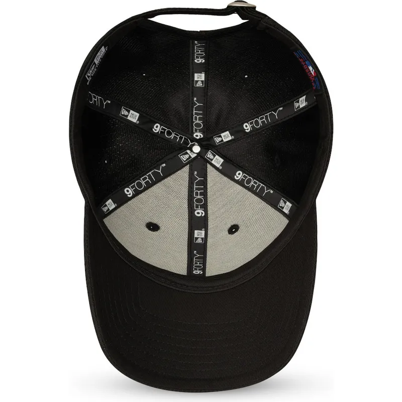 shapka-izvita-cherna-adjustable-strap-9forty-diamond-era-na-new-york-yankees-mlb-ot-new-era
