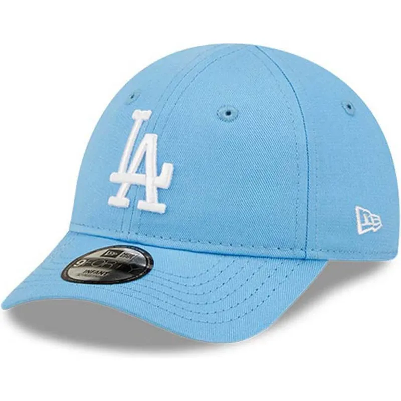 shapka-izvita-sinya-reguliruema-za-deca-pequeno-9forty-league-essential-na-los-angeles-dodgers-mlb-ot-new-era