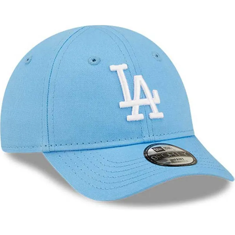 shapka-izvita-sinya-reguliruema-za-deca-pequeno-9forty-league-essential-na-los-angeles-dodgers-mlb-ot-new-era