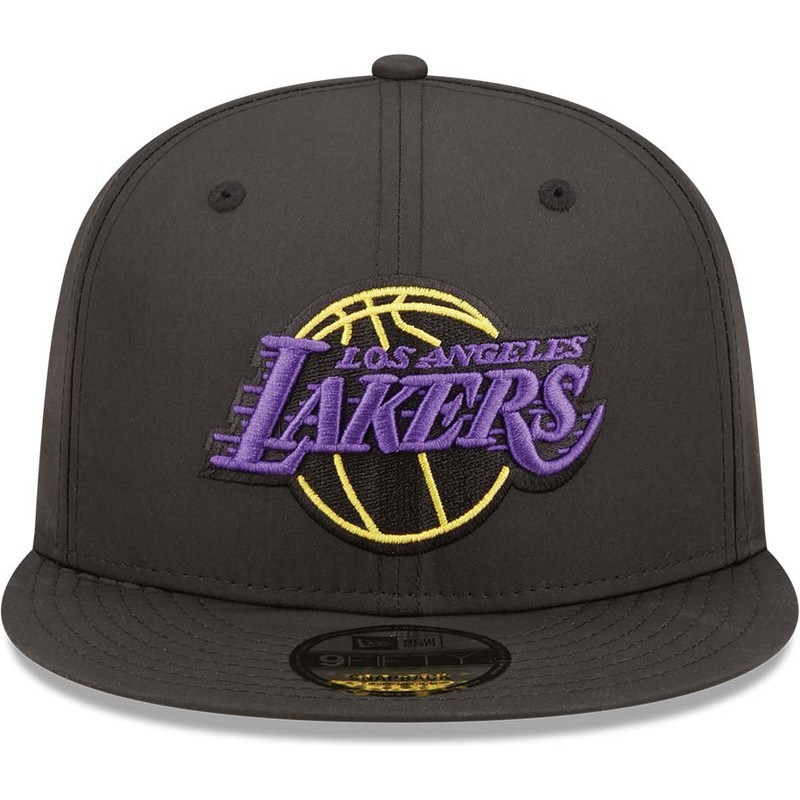 new-era-flat-brim-9fifty-neon-pack-los-angeles-lakers-nba-black-snapback-cap
