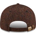 new-era-flat-brim-9fifty-tweed-brown-adjustable-cap
