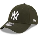 shapka-izvita-zelena-reguliruema-9forty-the-league-melton-na-new-york-yankees-mlb-ot-new-era