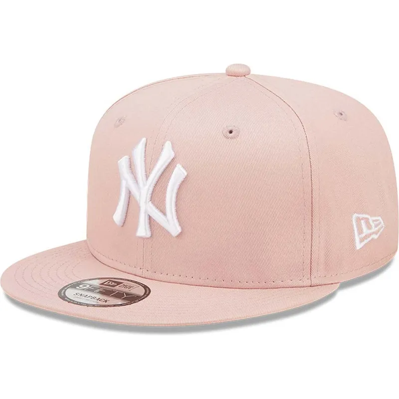 shapka-ploska-roza-snapbek-9fifty-league-essential-na-new-york-yankees-mlb-ot-new-era