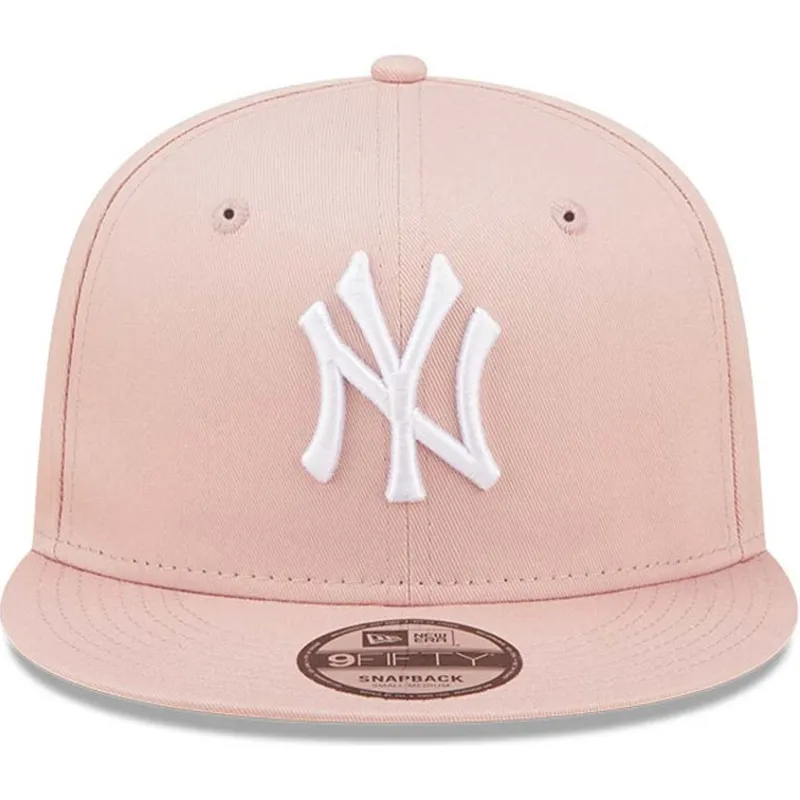 shapka-ploska-roza-snapbek-9fifty-league-essential-na-new-york-yankees-mlb-ot-new-era