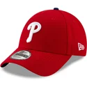 shapka-izvita-chervena-reguliruem-9forty-league-na-philadelphia-phillies-mlb-ot-new-era