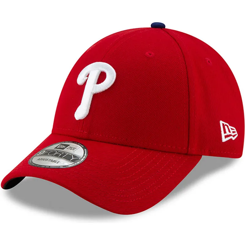 new-era-izvita-kozirka-9forty-league-philadelphia-phillies-mlb-chervena-reguliruema-shapka