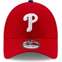 new-era-izvita-kozirka-9forty-league-philadelphia-phillies-mlb-chervena-reguliruema-shapka