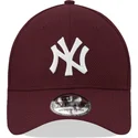 shapka-izvita-chervena-prilepnala-39thirty-diamond-era-na-new-york-yankees-mlb-ot-new-era