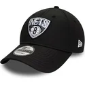 shapka-izvita-cherna-reguliruem-9forty-print-infill-na-brooklyn-nets-nba-ot-new-era