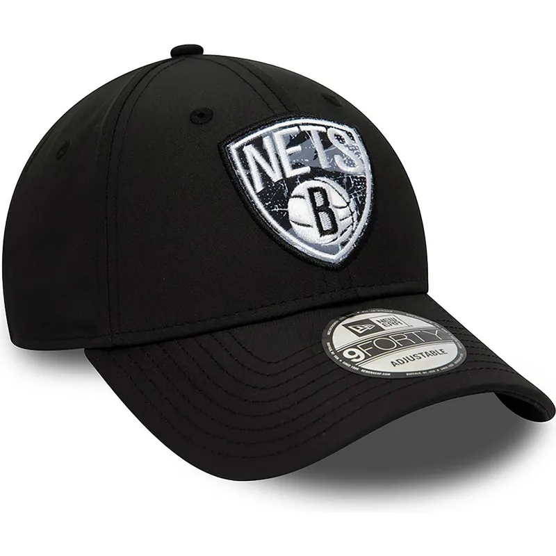 shapka-izvita-cherna-reguliruem-9forty-print-infill-na-brooklyn-nets-nba-ot-new-era