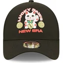 shapka-izvita-traker-cherna-snapbek-a-frame-repreve-lucky-paws-ot-new-era