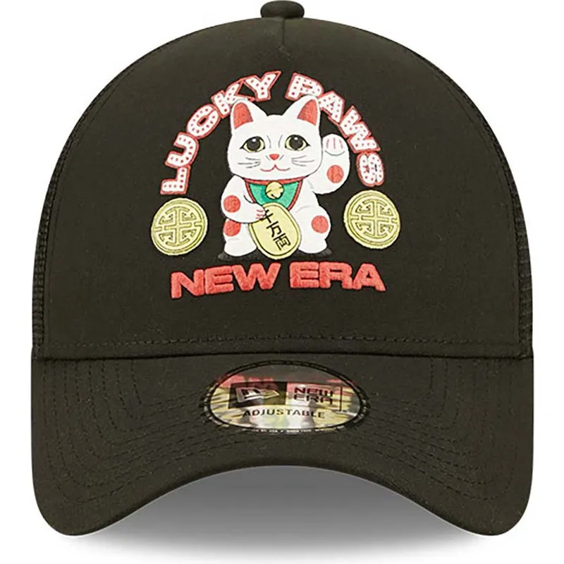 shapka-izvita-traker-cherna-snapbek-a-frame-repreve-lucky-paws-ot-new-era