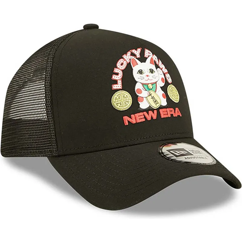 shapka-izvita-traker-cherna-snapbek-a-frame-repreve-lucky-paws-ot-new-era