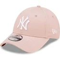 shapka-izvita-roza-reguliruem-9forty-league-essential-na-new-york-yankees-mlb-ot-new-era