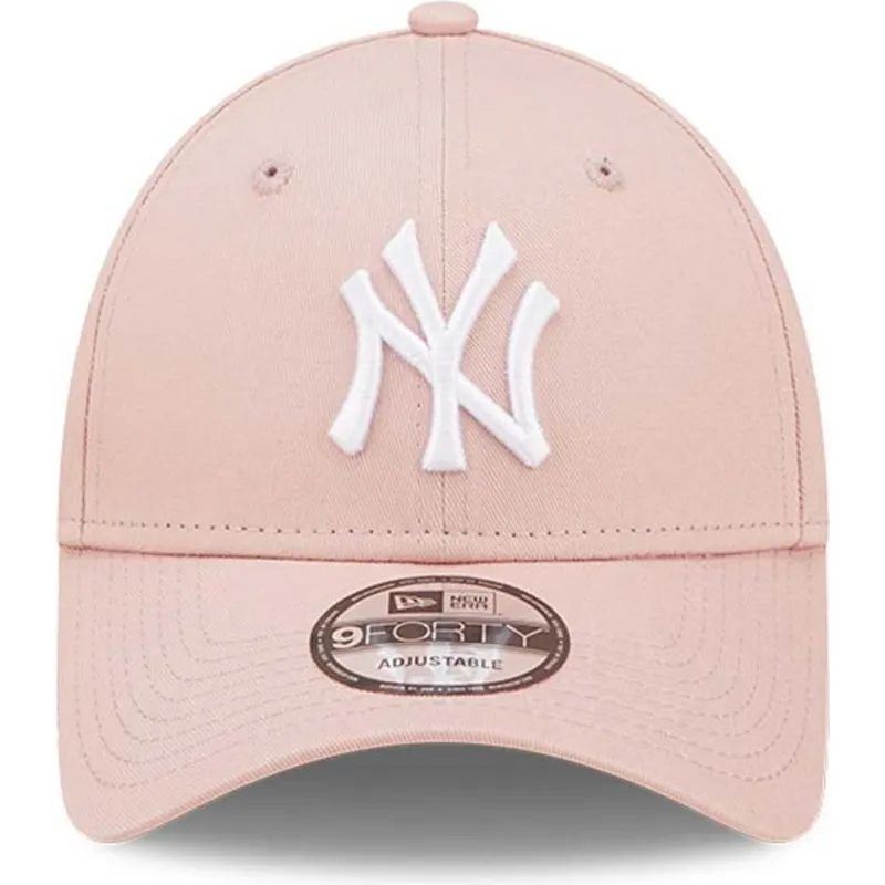 shapka-izvita-roza-reguliruem-9forty-league-essential-na-new-york-yankees-mlb-ot-new-era