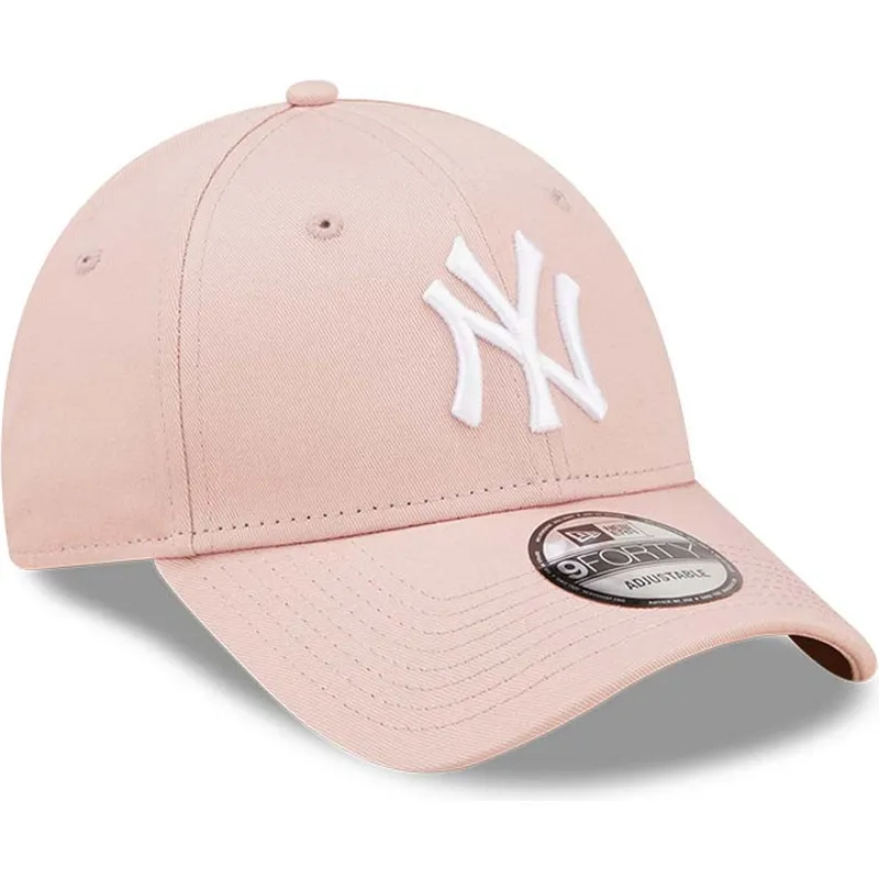 shapka-izvita-roza-reguliruem-9forty-league-essential-na-new-york-yankees-mlb-ot-new-era