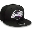 shapka-ploska-cherna-snapbek-9fifty-print-infill-na-los-angeles-lakers-nba-ot-new-era