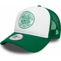 grune-und-weisse-trucker-kappe-e-frame-core-des-celtic-football-club-scottish-premiership-von-new-era