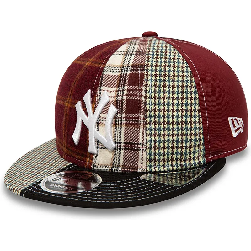 shapka-ploska-chervena-reguliruem-9fifty-patch-panel-na-new-york-yankees-mlb-ot-new-era