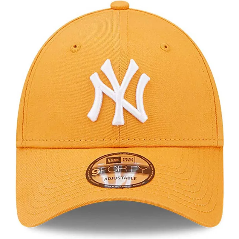 shapka-izvita-oranzhev-reguliruem-9forty-league-essential-na-new-york-yankees-mlb-ot-new-era