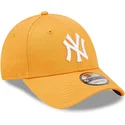 shapka-izvita-oranzhev-reguliruem-9forty-league-essential-na-new-york-yankees-mlb-ot-new-era