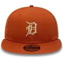 shapka-ploska-kafyav-snapbek-9fifty-side-patch-na-detroit-tigers-mlb-ot-new-era