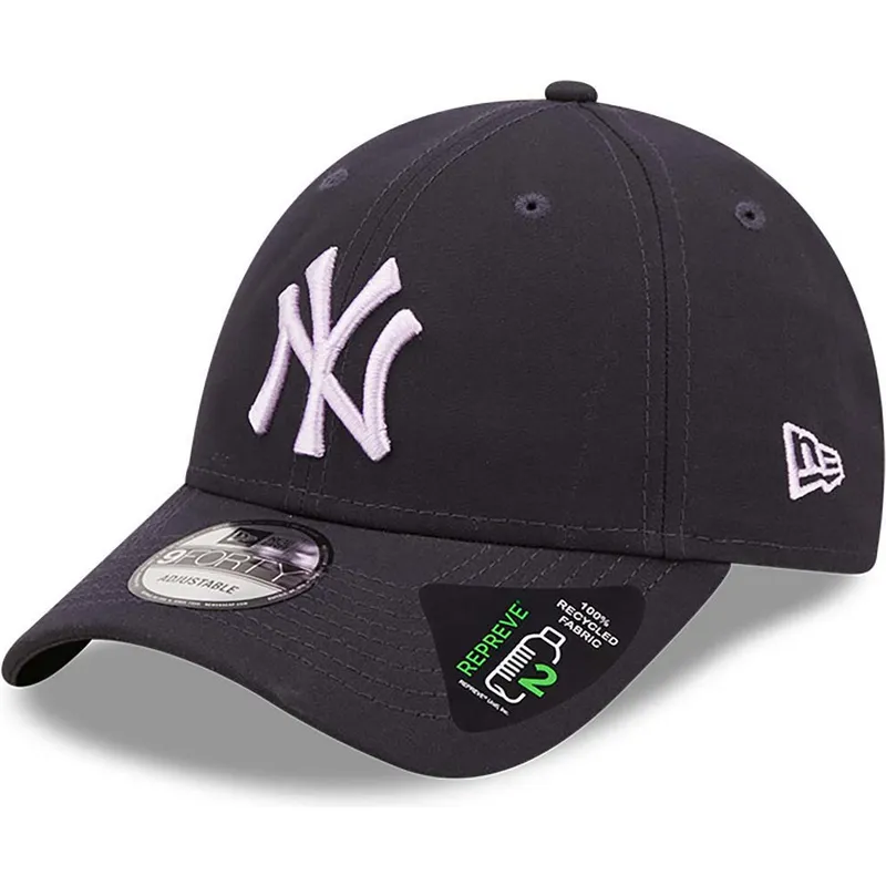 shapka-izvita-tmnosin-reguliruem-9forty-repreve-na-new-york-yankees-mlb-ot-new-era
