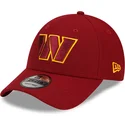 rote-verstellbare-curved-cap-9forty-the-league-washington-commanders-nfl-von-new-era
