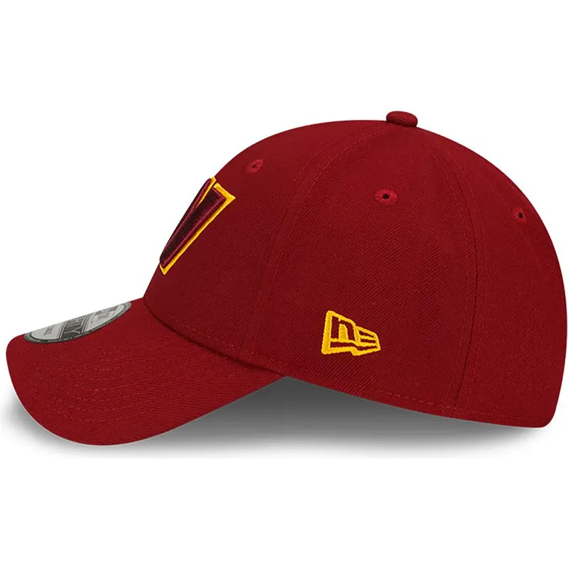 rote-verstellbare-curved-cap-9forty-the-league-washington-commanders-nfl-von-new-era