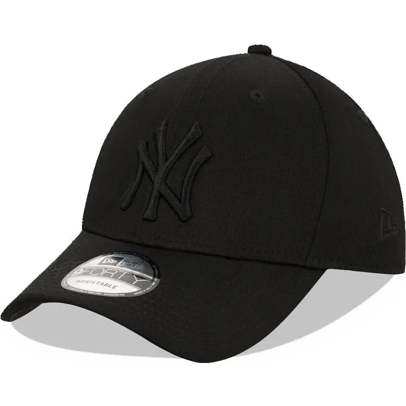 shapka-izvita-cherna-snapbek-9forty-league-essential-na-new-york-yankees-mlb-ot-new-era