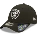 shapka-izvita-cherna-snapbek-9forty-repreve-na-las-vegas-raiders-nfl-ot-new-era