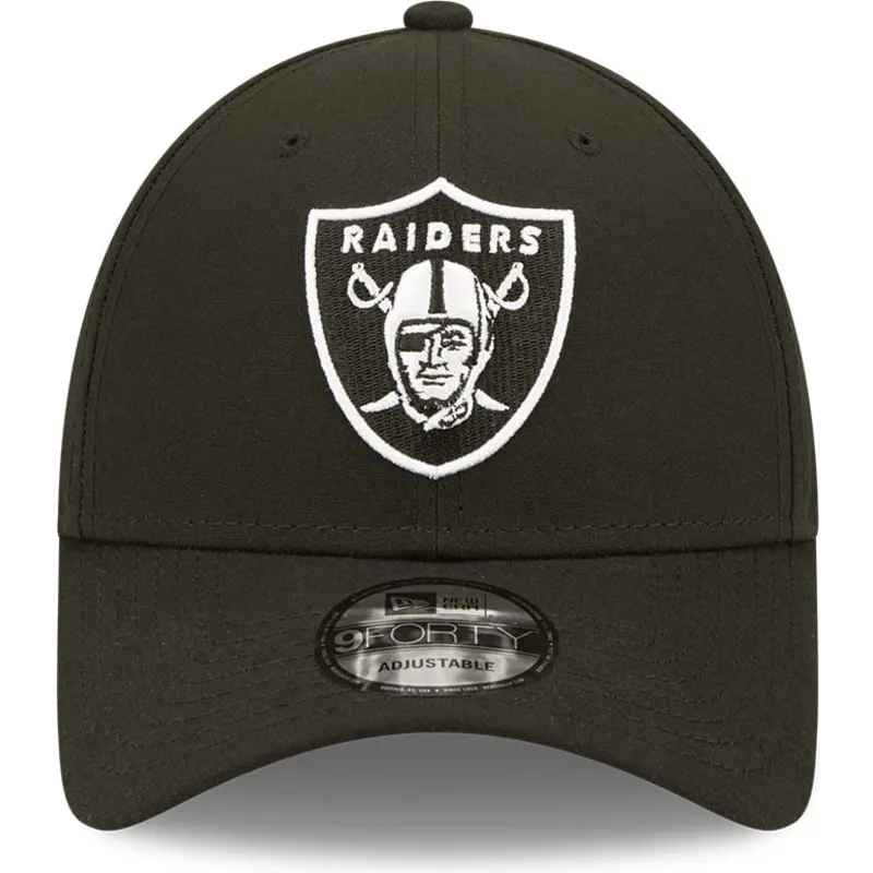 shapka-izvita-cherna-snapbek-9forty-repreve-na-las-vegas-raiders-nfl-ot-new-era