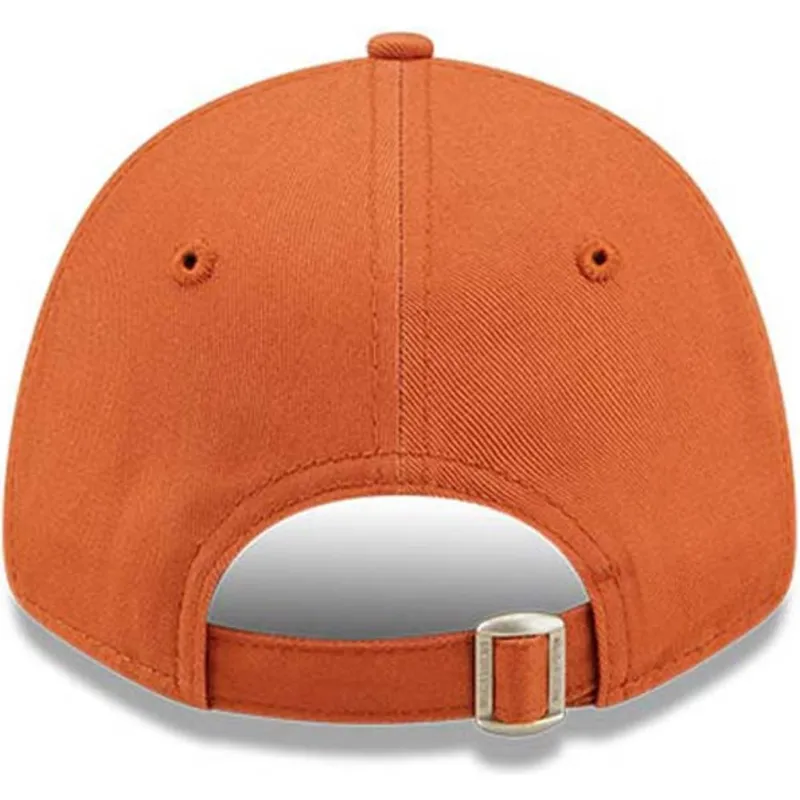 shapka-izvita-oranzhev-reguliruem-za-deca-9forty-league-essential-na-new-york-yankees-mlb-ot-new-era
