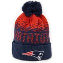new-era-cuff-sport-new-england-patriots-nfl-navy-blue-and-orange-beanie-with-pompom