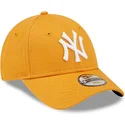 shapka-izvita-oranzhev-reguliruem-za-deca-9forty-league-essential-na-new-york-yankees-mlb-ot-new-era