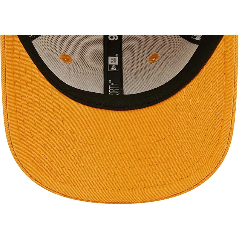 shapka-izvita-oranzhev-reguliruem-za-deca-9forty-league-essential-na-new-york-yankees-mlb-ot-new-era