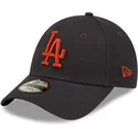 shapka-izvita-tmnosin-reguliruem-za-deca-9forty-league-essential-na-los-angeles-dodgers-mlb-ot-new-era