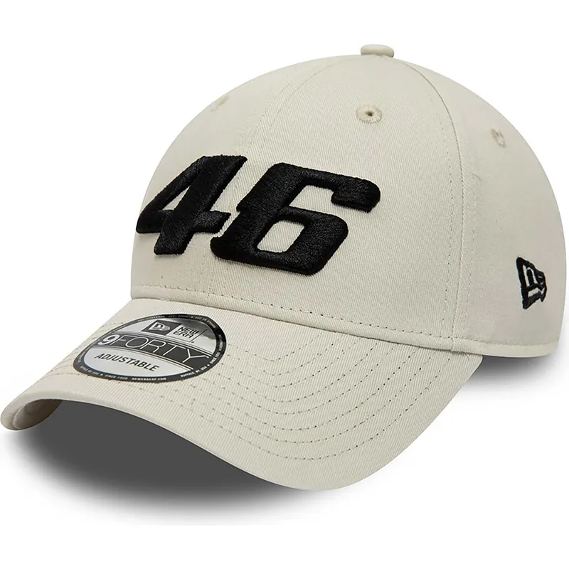 shapka-izvita-bezhov-reguliruem-valentino-rossi-vr46-9forty-essential-na-valentino-rossi-vr46-motogp-ot-new-era