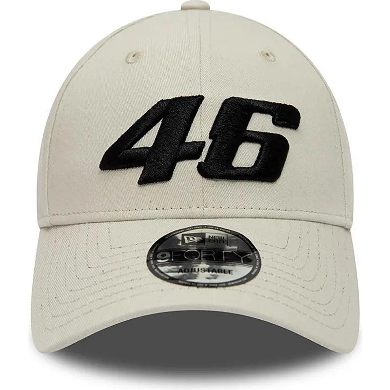 shapka-izvita-bezhov-reguliruem-valentino-rossi-vr46-9forty-essential-na-valentino-rossi-vr46-motogp-ot-new-era