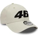 shapka-izvita-bezhov-reguliruem-valentino-rossi-vr46-9forty-essential-na-valentino-rossi-vr46-motogp-ot-new-era