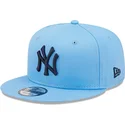 new-era-9fifty-league-essential-snapback-cap-in-blau-mit-blauem-logo-der-new-york-yankees-mlb