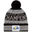 bonnet-noir-avec-pompom-parade-knit-super-bowl-champions-lvi-2022-los-angeles-rams-nfl-new-era