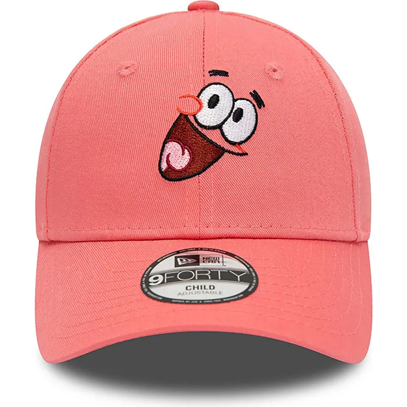 shapka-izvita-roza-reguliruem-za-deca-9forty-na-spongebob-i-patrick-star-ot-new-era